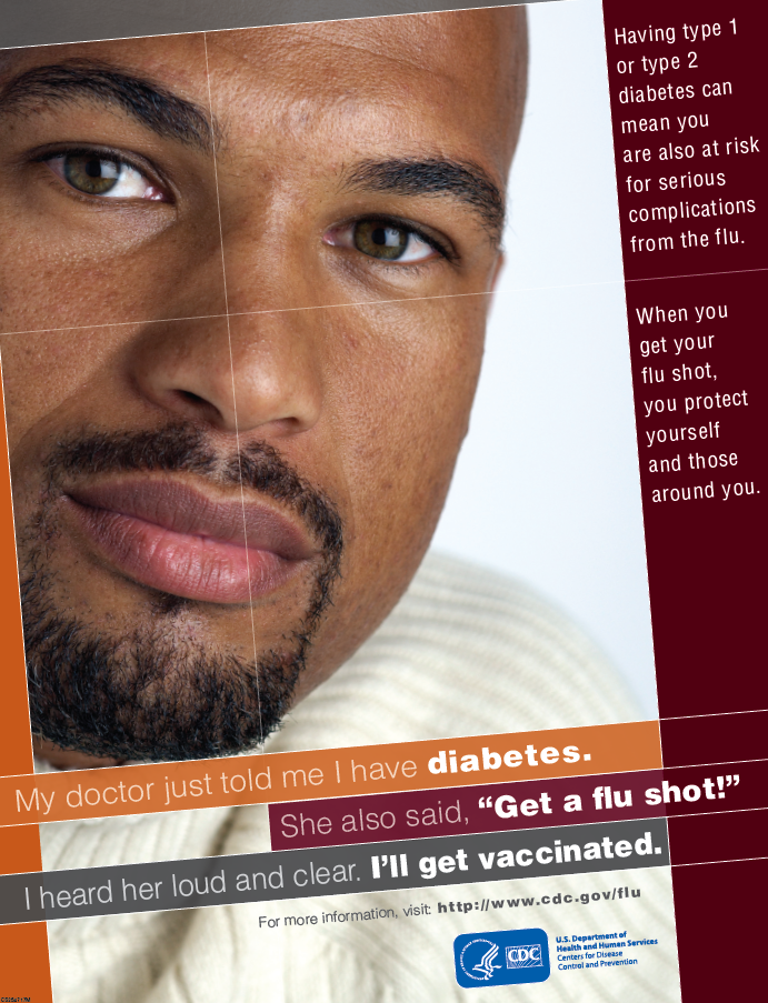 DIABETES: I Have Diabetes and I'll Get Vaccinated (English only)-African American Male